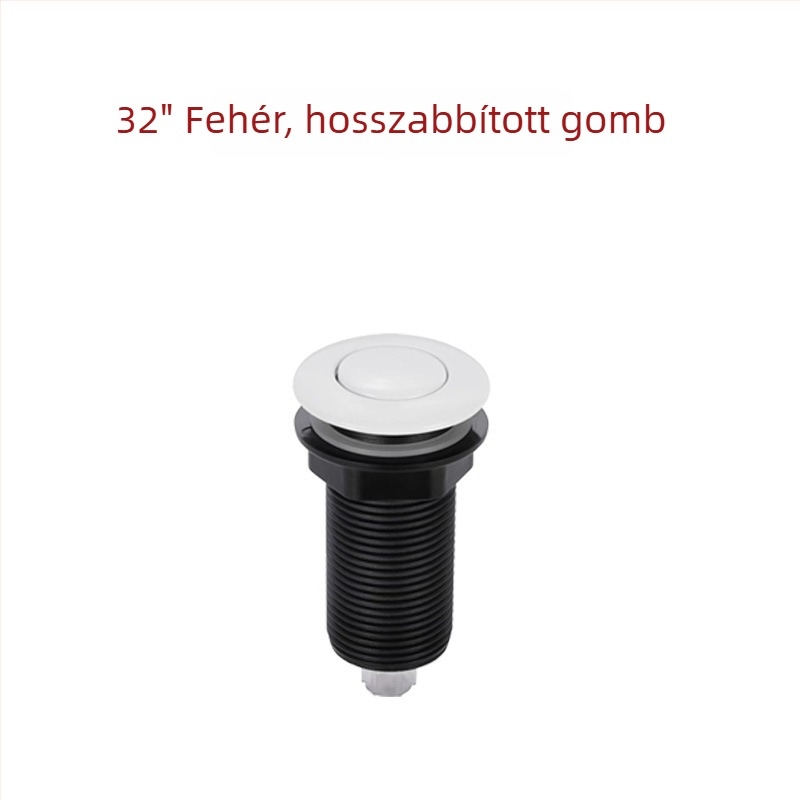 Légkapcsoló gomb összeszerelése kukahasználathoz – beépített kapcsolóval, konyhai daráló tartozékok