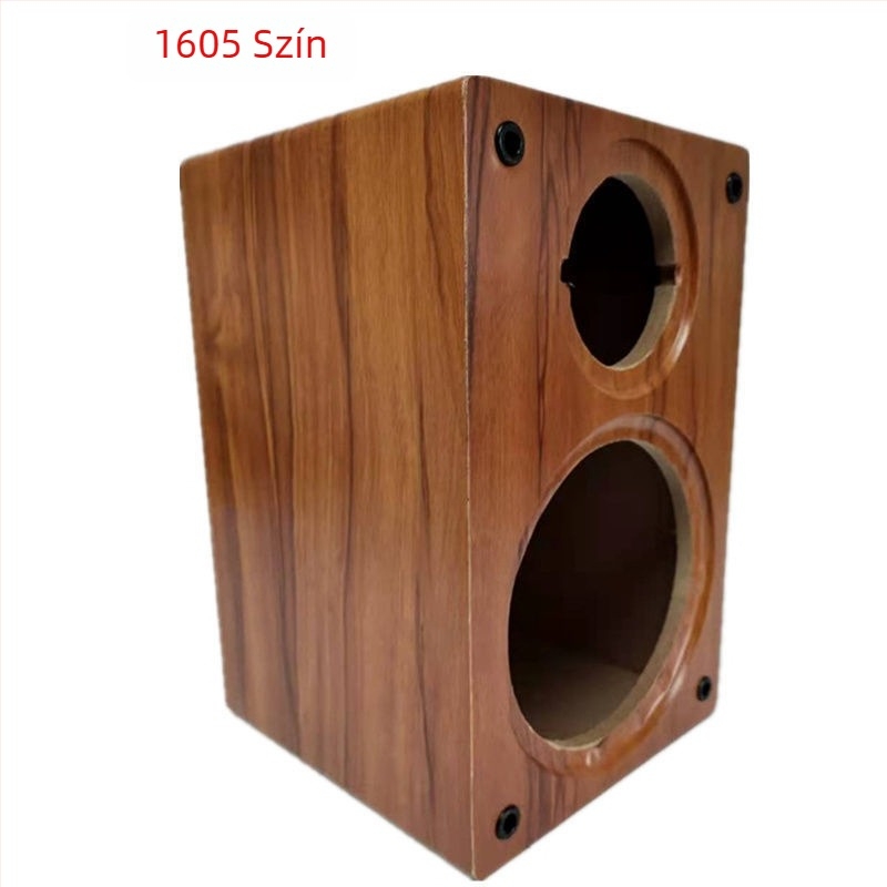 Fából készült könyvespolc hangfal-kabinet, DIY kétutas rekesz 4, 5, 6,5, 8 és 10 hüvelykes meghajtókhoz