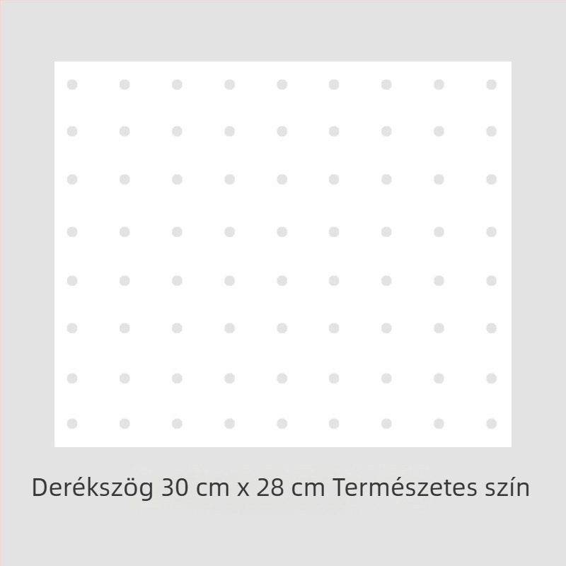Hosszúkás sütőpapír fritőzhöz, dupla oldalú szilikon bevonattal
