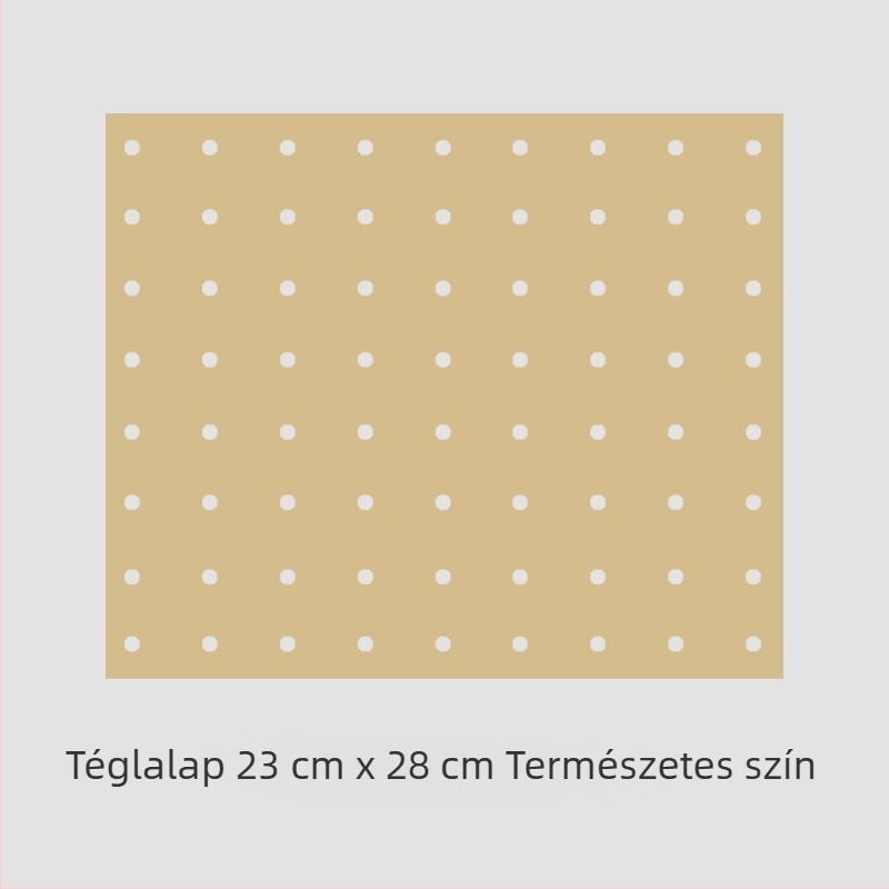 Hosszúkás sütőpapír fritőzhöz, dupla oldalú szilikon bevonattal