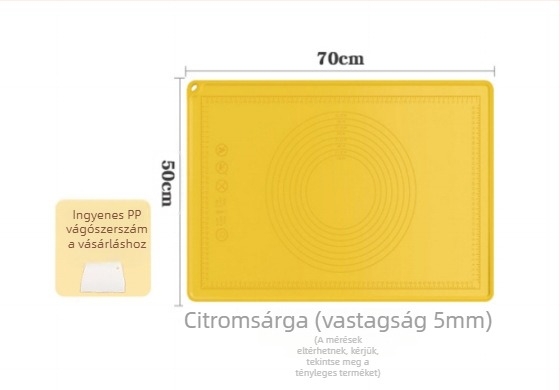 Élelmiszerbiztonságos PP műanyag tésztakaparó és tésztavágó készlet dagasztó alátéttel