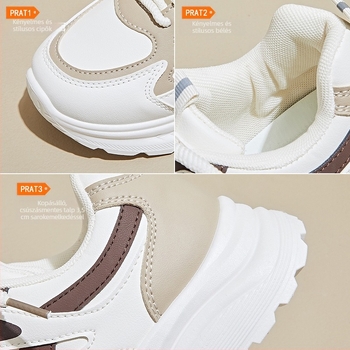 Női Dad Shoes koreai változat - vastag talp, magasság növelése, magas szárú, mindennapi utcai stílus, modell G2503