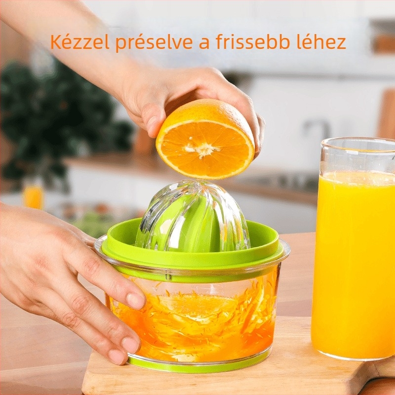 Három az egyben kézi citrusfacsaró: citrom és narancs préselés, facsarás és őrlés
