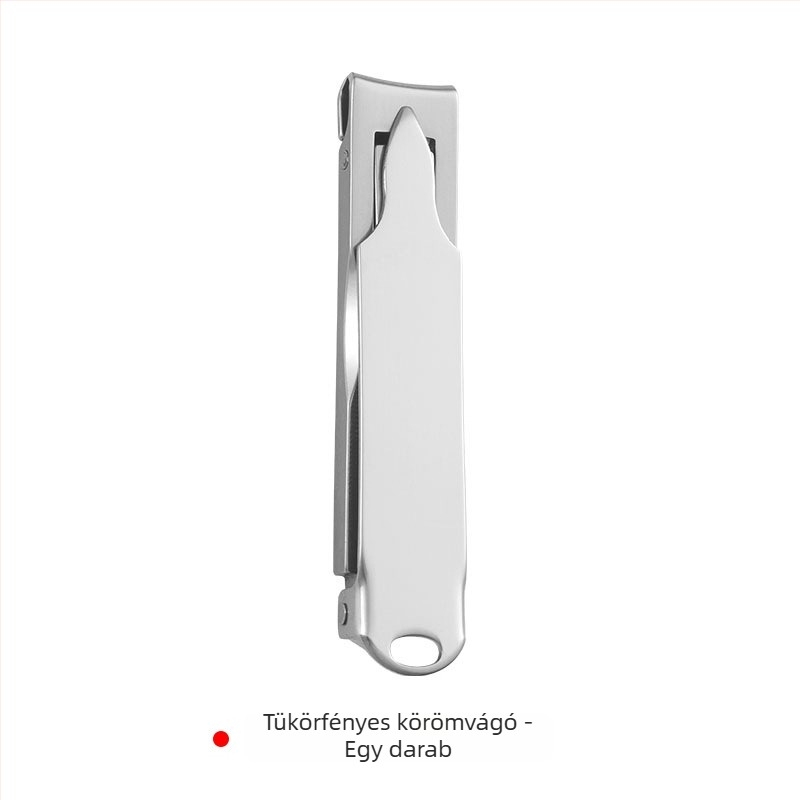 Nagy nyitású ultra vékony összecsukható rozsdamentes acél körömvágó, hordozható, többfunkciós.