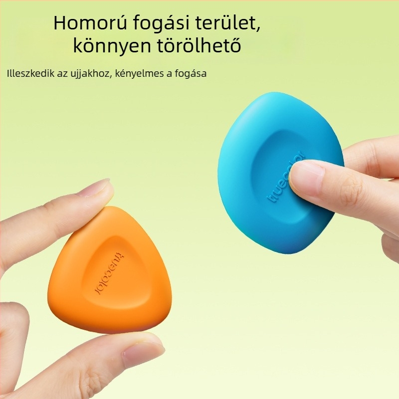 True Color kis négyzetes radír általános iskolásoknak, nyom nélkül, rendkívül tiszta, alkalmas óvodai rajzokhoz és művészeti tevékenységekhez