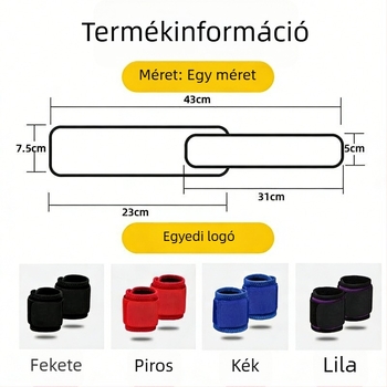 Neoprene csuklótámasz sportokra – állítható támogatás, edzésvédő tenishez, röplabdához és fitnesshez