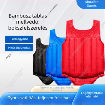 Muay Thai mellvéd EVA párnázással, Oxford anyagú edzőfelszerelés – bokszhoz és küzdősportokhoz