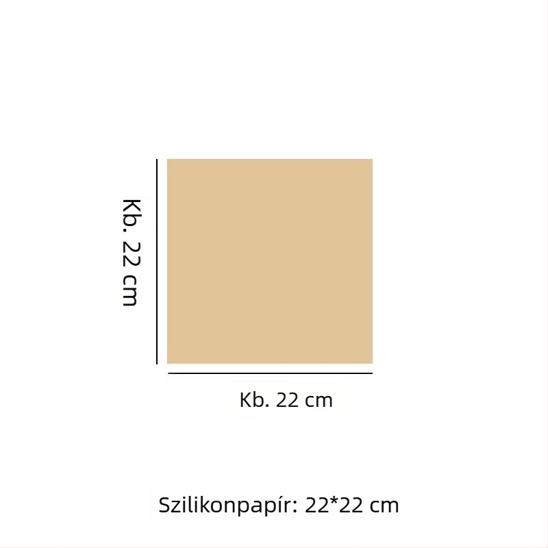 Fa színű szilikon sütőpapír sütéshez és grillezéshez, hőálló, vastag tepsi-liner, olajat felszívó