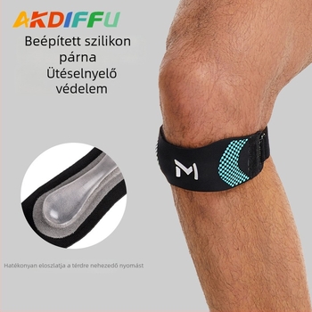 Patella-szalag térdízületi rögzítő – sportos támasz futáshoz és fitneszhez, férfiak és nők számára; térd stabilizálás, menisz és patella támogatása