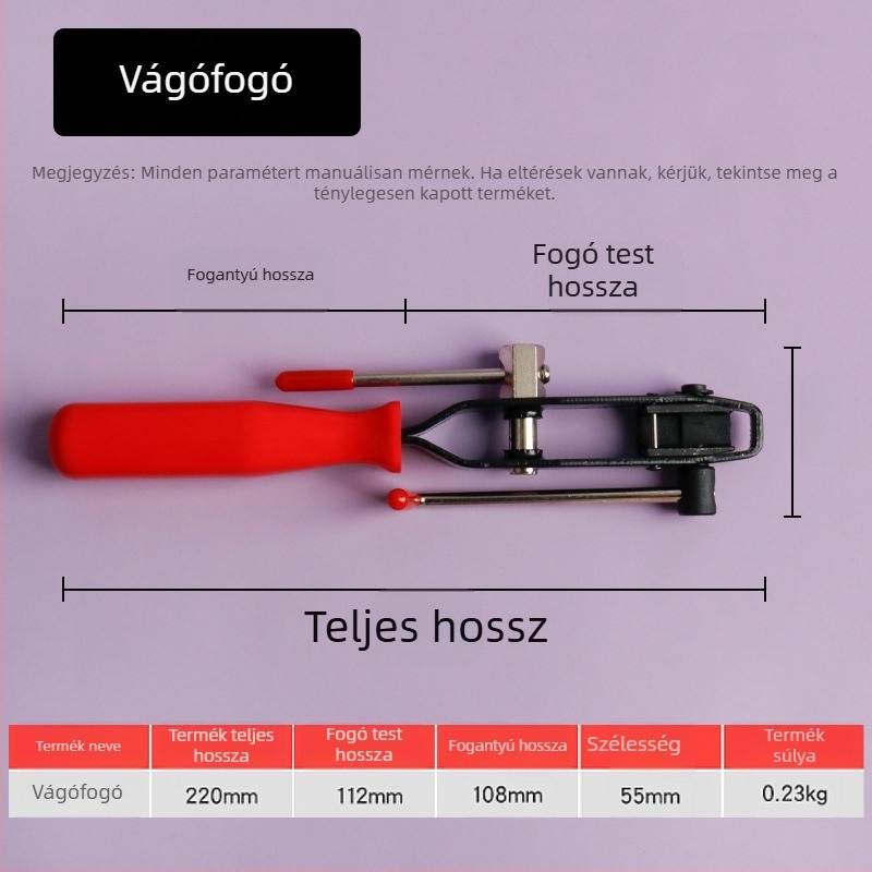Porvédett golyóscsésze csipesz autójavításhoz