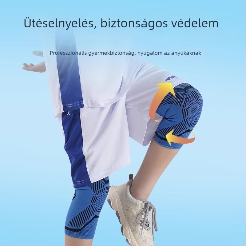 Gyerekeknek térd- és könyökvédő készlet kosárlabdához és kerékpározáshoz