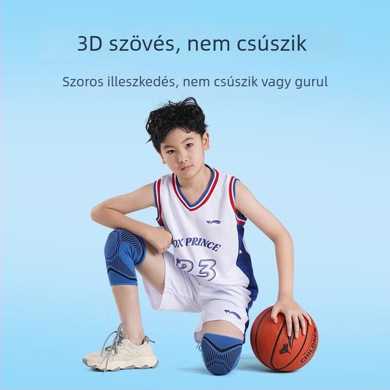 Gyerekeknek térd- és könyökvédő készlet kosárlabdához és kerékpározáshoz