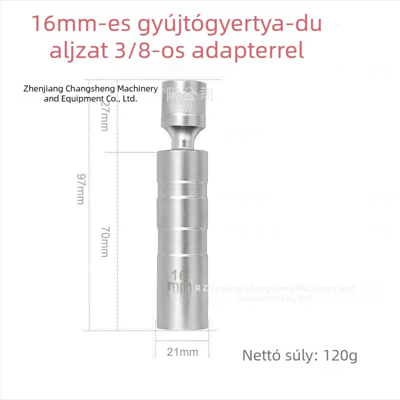 Univerzális mágneses gyújtógyertya csatlakozó, vékony falú, 14/16 mm, autóipari szerszám