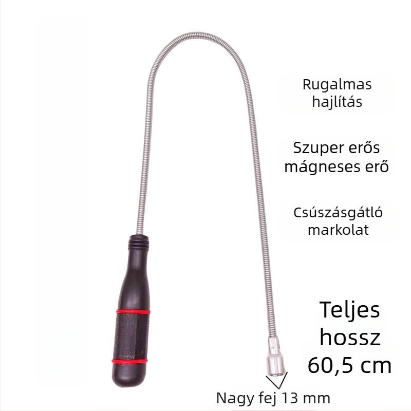 Erőteljes mágneses rúd autójavításhoz – eszköz csavarok felvételéhez és mágneses begyűjtéshez