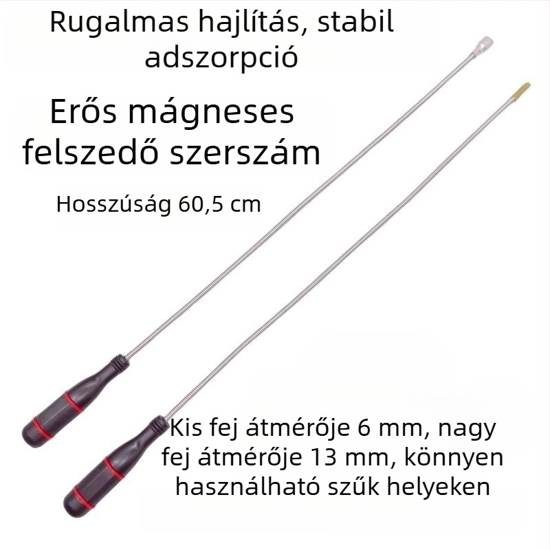Erőteljes mágneses rúd autójavításhoz – eszköz csavarok felvételéhez és mágneses begyűjtéshez
