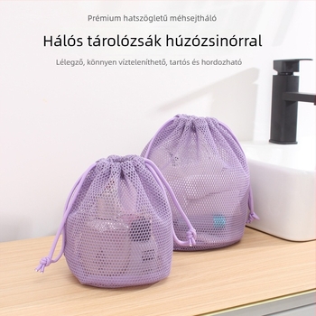 Dopamine új hálós tárolótáska húzózárral, hordozható utazási neszeszer