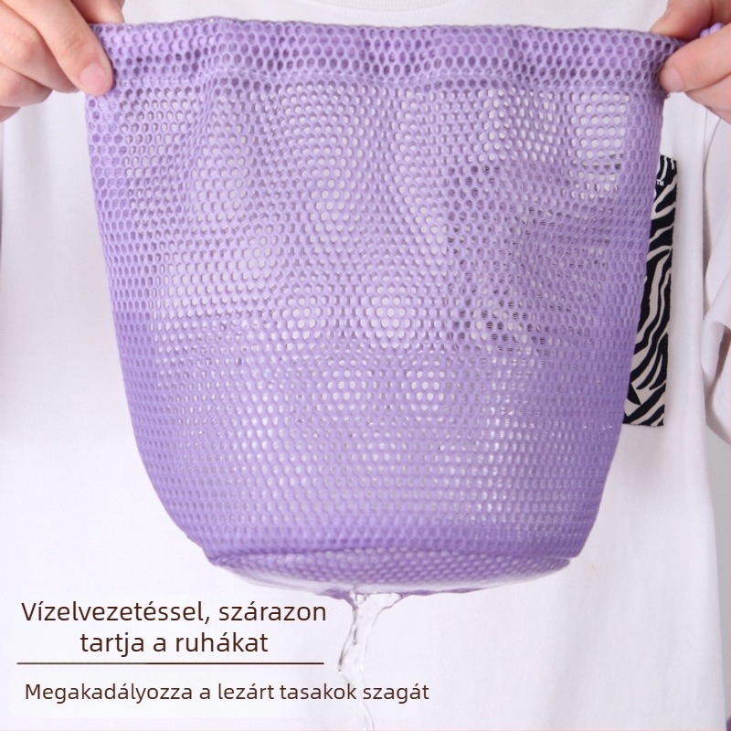 Dopamine új hálós tárolótáska húzózárral, hordozható utazási neszeszer