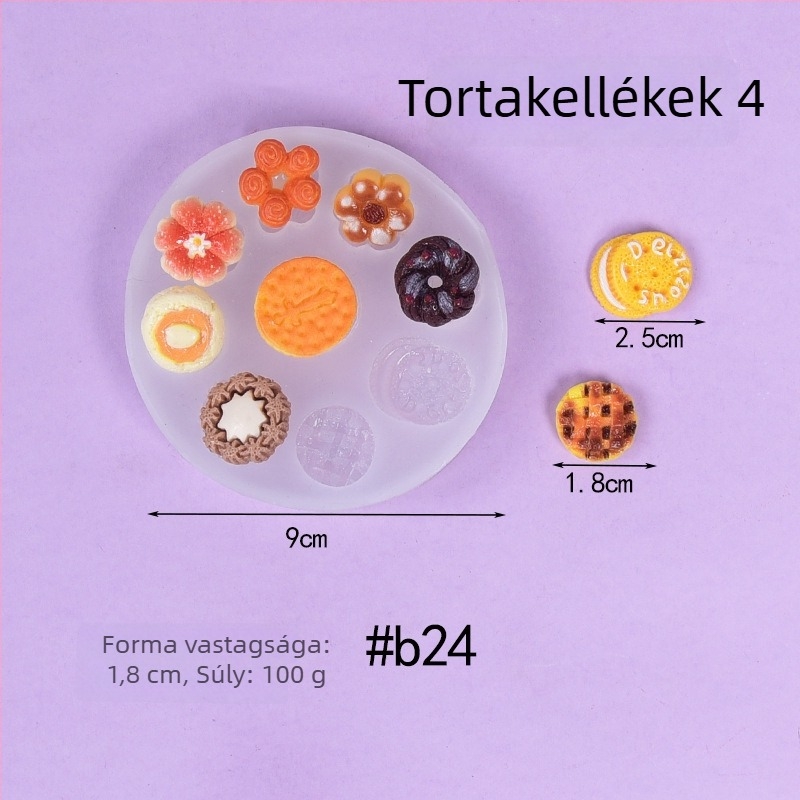 Szilikon tortaforma szokatlan alakú fondánhoz, csokoládéhoz és sütéshez; tortadíszítéshez és szappankészítéshez