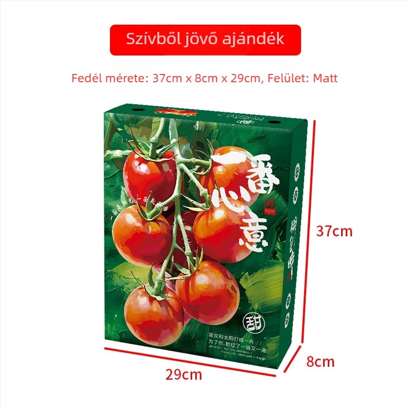 Provence-stílusú koktélparadicsom ajándékdoboz, 2.5 kg, papírdoboz