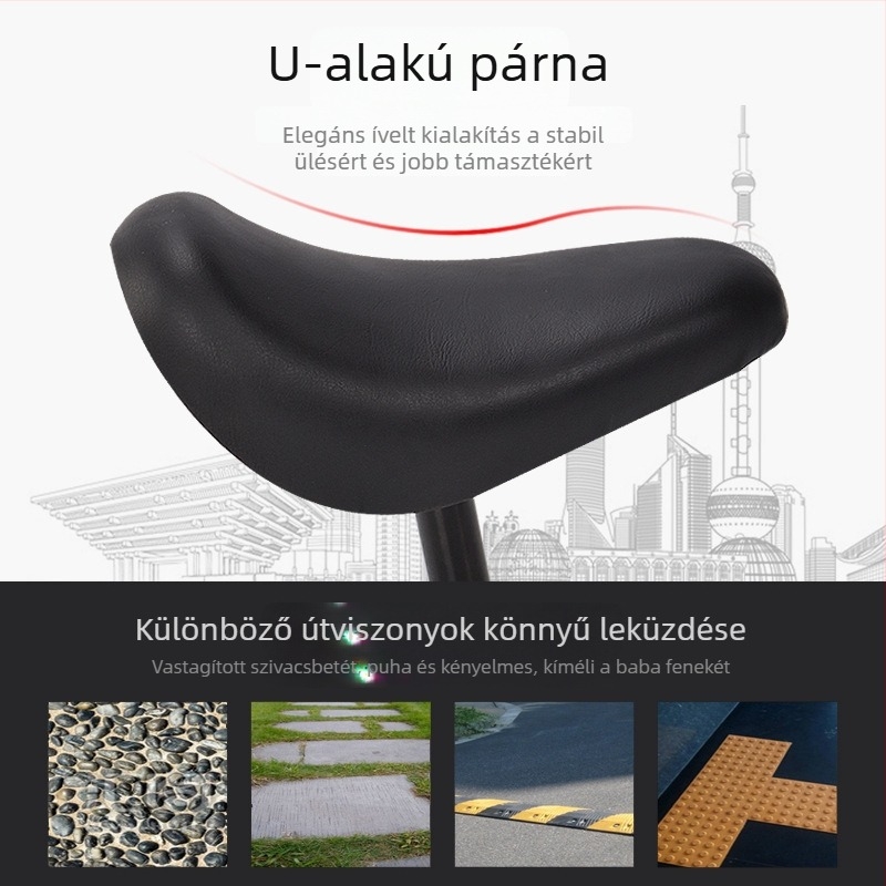 Gyerekeknek szóló kerékpár üléspárna – puha nyeregpárna, univerzális