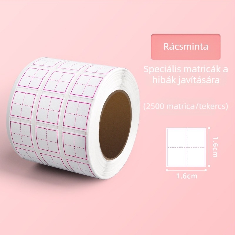 Általános iskolás diákok számára kijavító matricák, nyom nélküli korrekció, többfunkciós a kínai karakterrácsokhoz, pinyin és angol