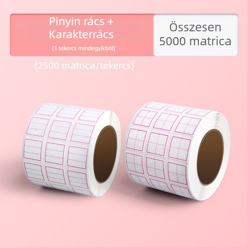 Általános iskolás diákok számára kijavító matricák, nyom nélküli korrekció, többfunkciós a kínai karakterrácsokhoz, pinyin és angol