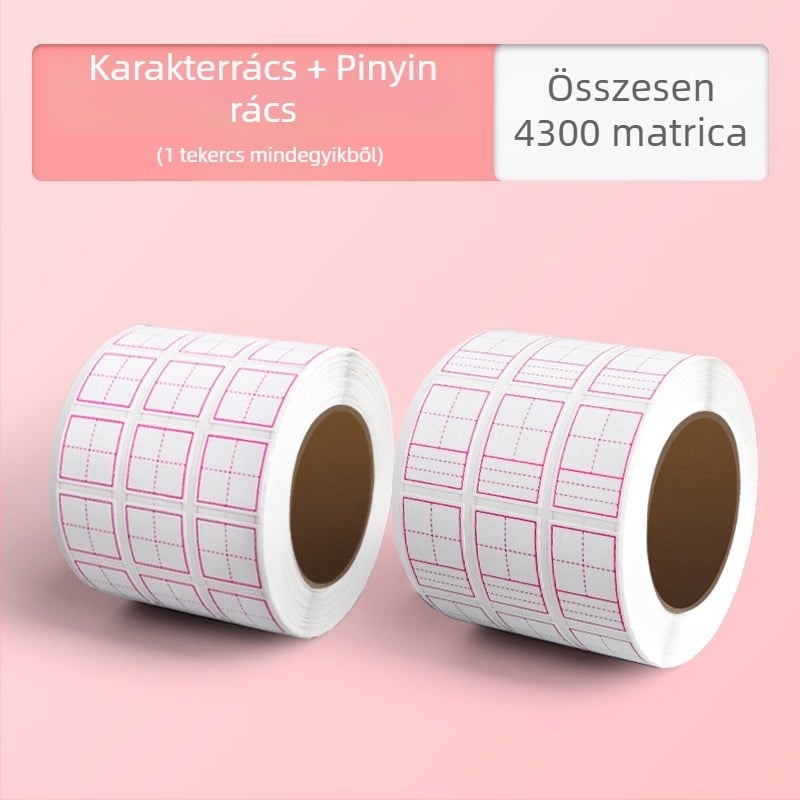 Általános iskolás diákok számára kijavító matricák, nyom nélküli korrekció, többfunkciós a kínai karakterrácsokhoz, pinyin és angol