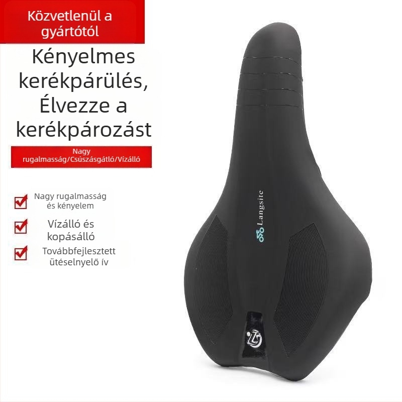 Kerékpárnyereg: vízálló, kopásálló, nagy rugalmasságú