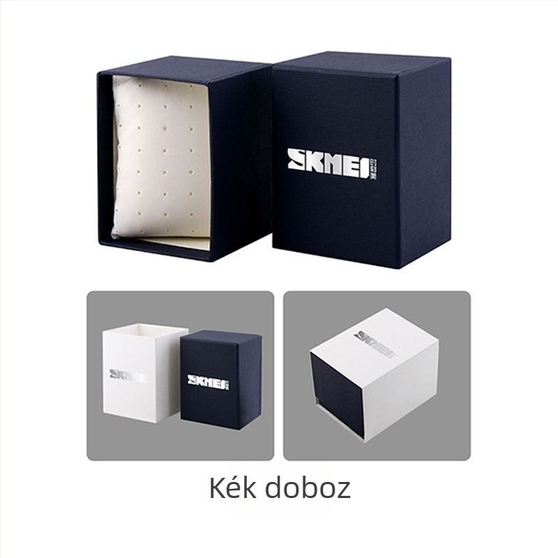 Férfi kvarcóra angol nyelvű csomagoló dobozzal
