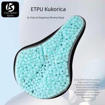 Popcorn-textúrájú szilikon nyeregtok kerékpárhoz, vízálló és kopásálló, csillapító funkcióval MTB és országúti kerékpárokhoz