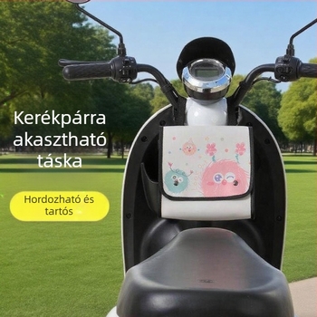 Univerzális előre szerelhető vízálló tároló táska elektromos járművekhez és motorkerékpárokhoz