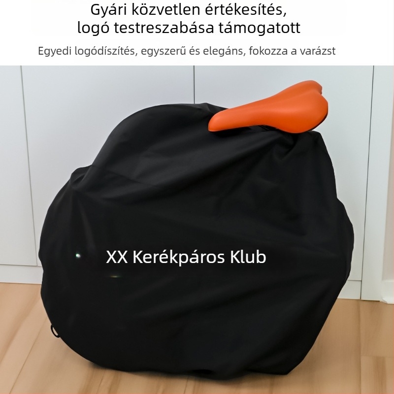 Összecsukható kerékpárfedél és tároló táska, 16 hüvelykes, Oxford anyag, vízálló
