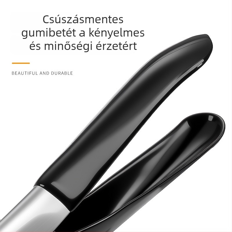 Kezelhető rozsdamentes acélból készült kézi facsaró háztartási használatra — többfunkciós nyomó knedli töltelékéhez, víz kinyomásához és szilikon fogantyúval