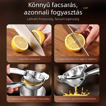 Kézi citromprés – többfunkciós gyümölcsléprés