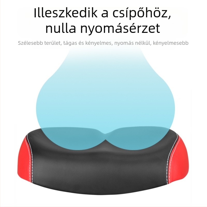 Széles MTB nyereg orr nélküli, kényelmes ütéscsillapító párnával