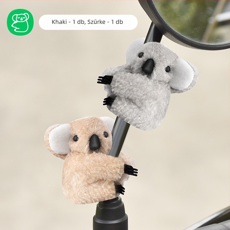 Motorkerékpár visszapillantó tükörhöz való plüss koala – aranyos dekoráció