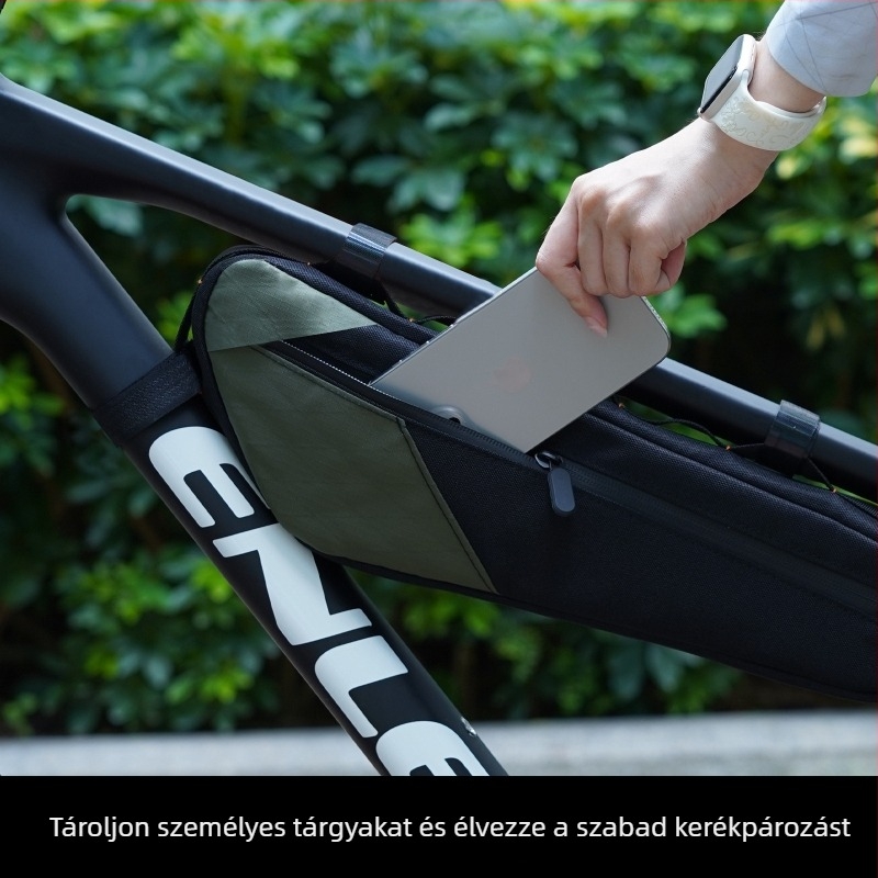 ENLEE 2,5L háromszög váztáska MTB- és országúti kerékpárokhoz, vízálló