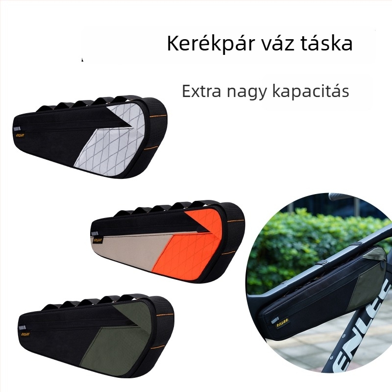 ENLEE 2,5L háromszög váztáska MTB- és országúti kerékpárokhoz, vízálló