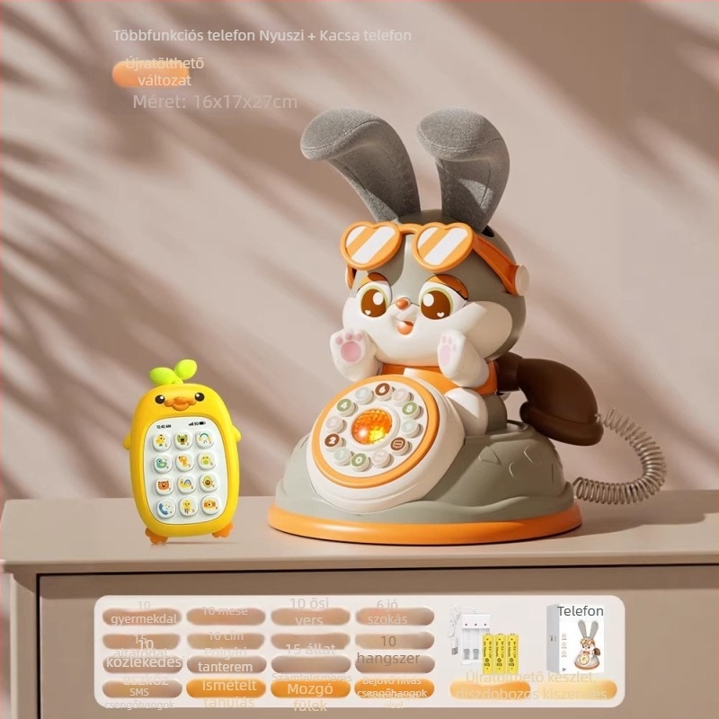2026-os új modell gyerekeknek szánt játéktelefon szimuláció, oktatási zenés telefon