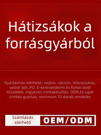 Női Oxford anyagú hátizsák laptopzsebbel, nagy kapacitású mindennapi iskolai táska