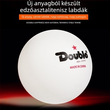 Daoboper asztalitenisz edzéslabdák, 40+ tartósak, magas rugalmasságúak, fehér és sárga, 60 darab egy hordóban, edzéshez szerváló géppel