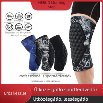 Lycra taktikai térdvédő EVA védelem, kosárlabdához és röplabdához