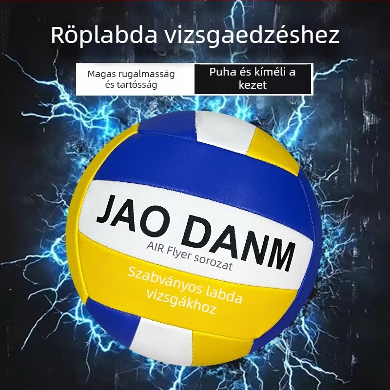 Röplabda 5-ös számú modell középiskolásoknak — puha, felfújható beltéri edzőlabda; 4-es számú modell alap- és középfokos diákoknak — kemény beltéri edzőlabda