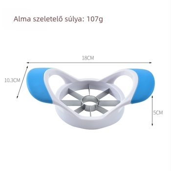 Háztartási rozsdamentes acél almaszelető és multifunkcionális gyümölcs szeletelő