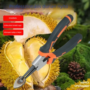 Durian fogó és nyitó készlet, hámozó eszközzel és kesztyűvel