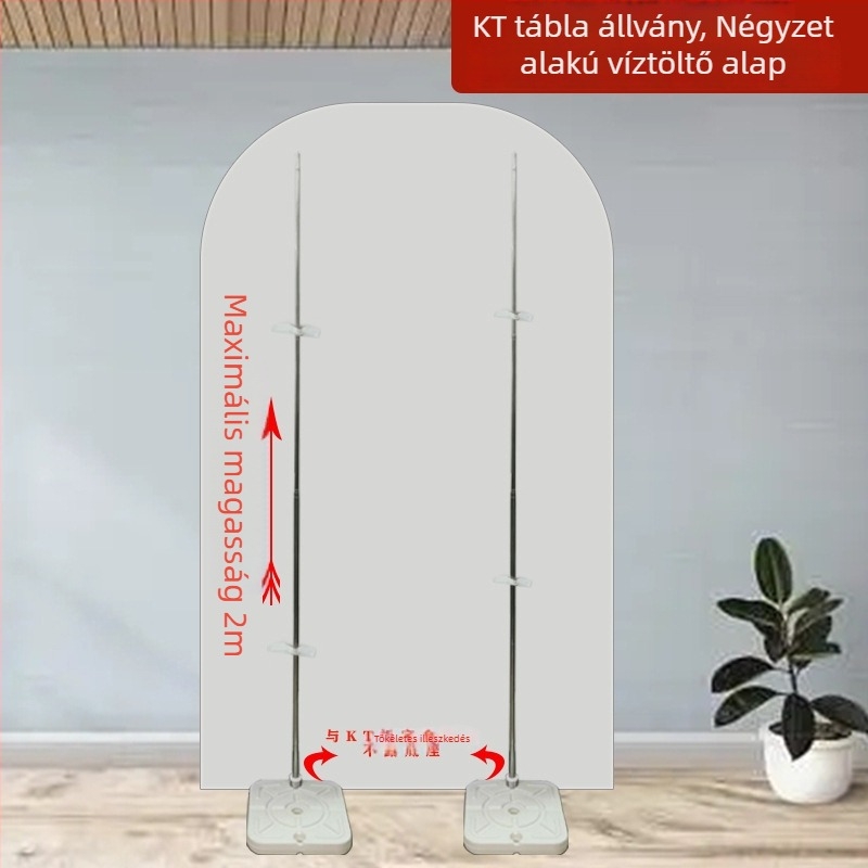 KT-táblás alapú lufiív, vízzel töltött négyzetes alap megnyitókra és ünnepségekre