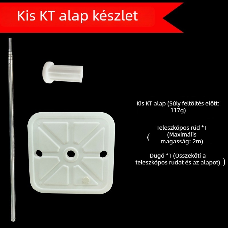 KT-táblás alapú lufiív, vízzel töltött négyzetes alap megnyitókra és ünnepségekre