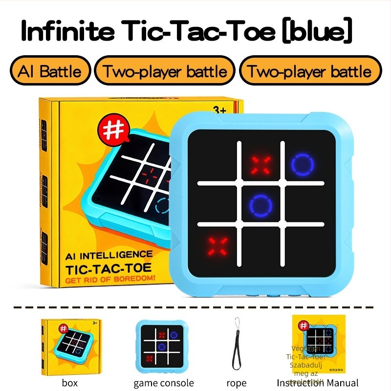 Elektronikus gyerekeknek szóló Tic-Tac-Toe és Gomoku – többfunkciós játéktábla, mindent egyben