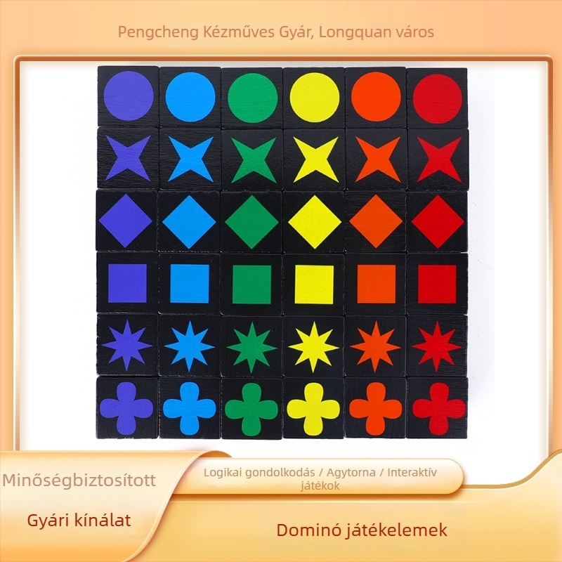 Fa oktató puzzle-építőblokkok gyerekeknek: logikai gondolkodás, korai oktatás, családi asztali játék