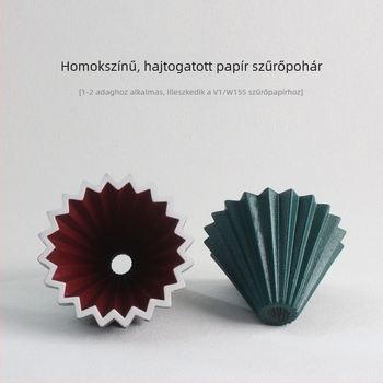 Porcelán origami stílusú kávéfilteres csésze V60-hoz